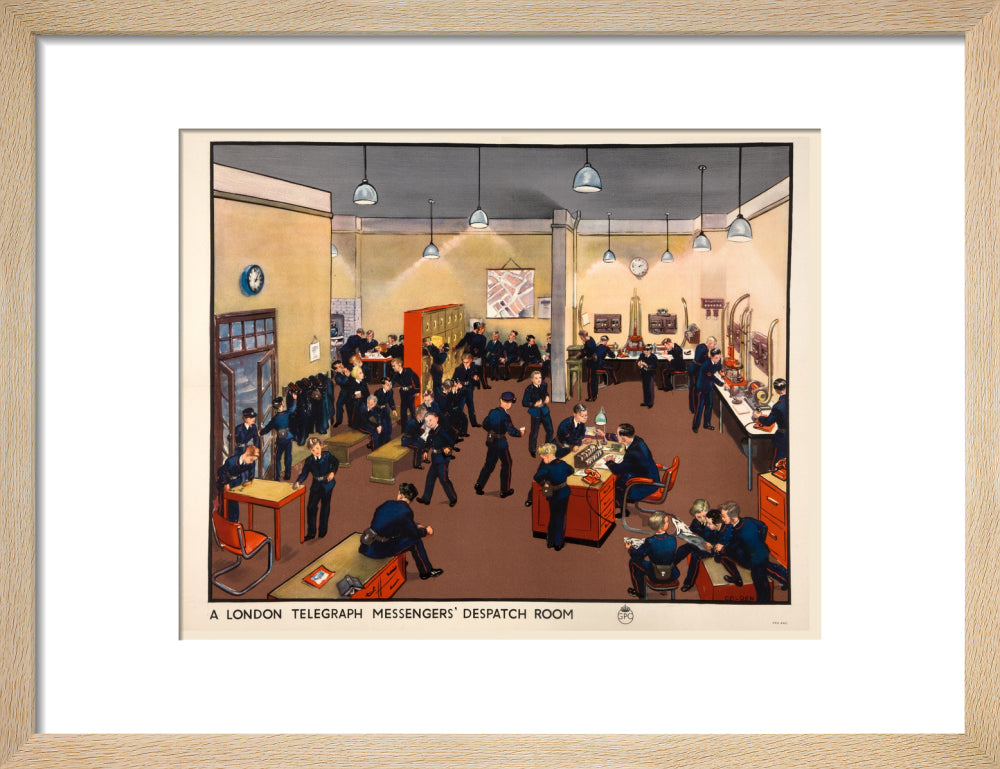 A London Telegraph Messengers&#39; Dispatch Room