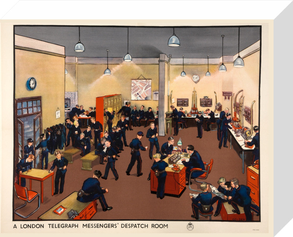 A London Telegraph Messengers&#39; Dispatch Room