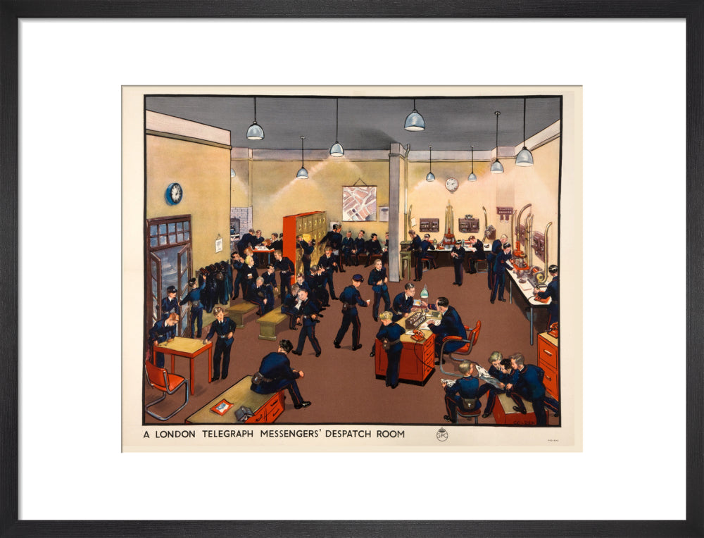 A London Telegraph Messengers&#39; Dispatch Room