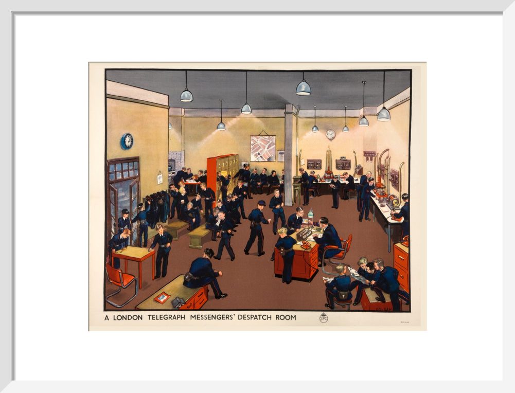 A London Telegraph Messengers&#39; Dispatch Room