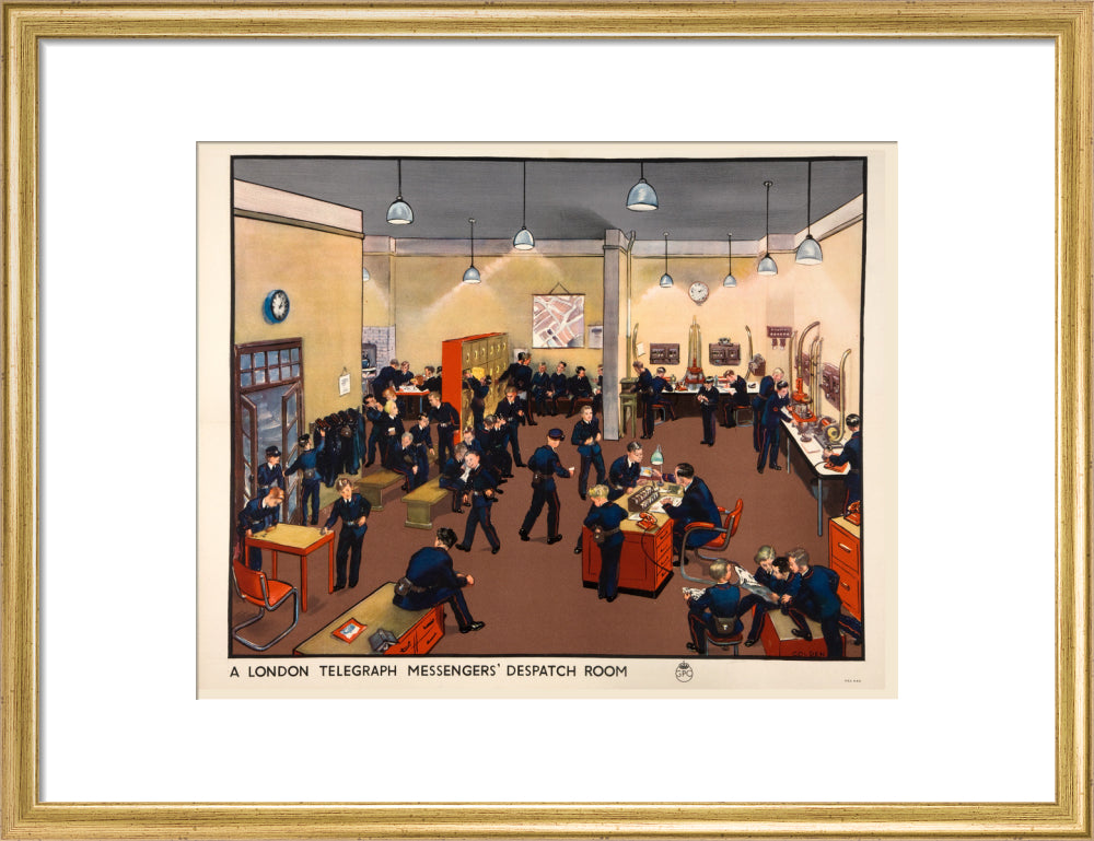 A London Telegraph Messengers&#39; Dispatch Room