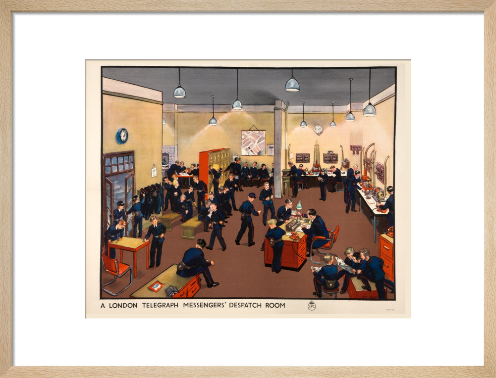 A London Telegraph Messengers&#39; Dispatch Room