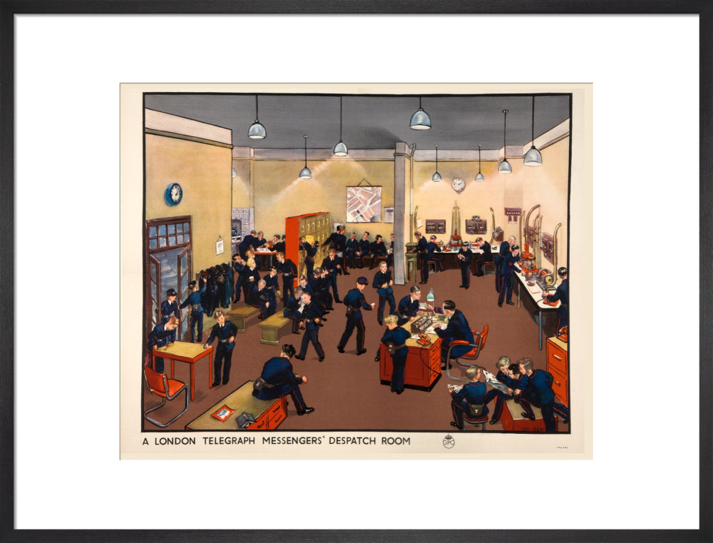 A London Telegraph Messengers&#39; Dispatch Room