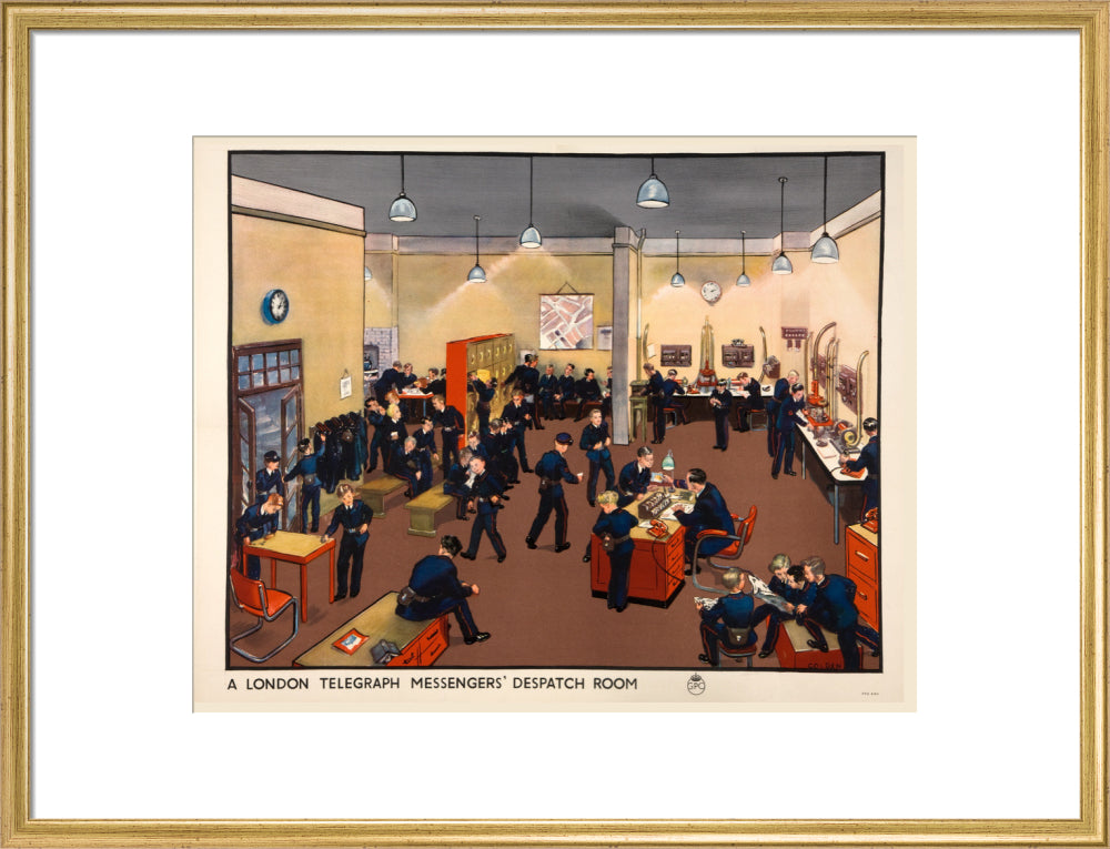 A London Telegraph Messengers&#39; Dispatch Room