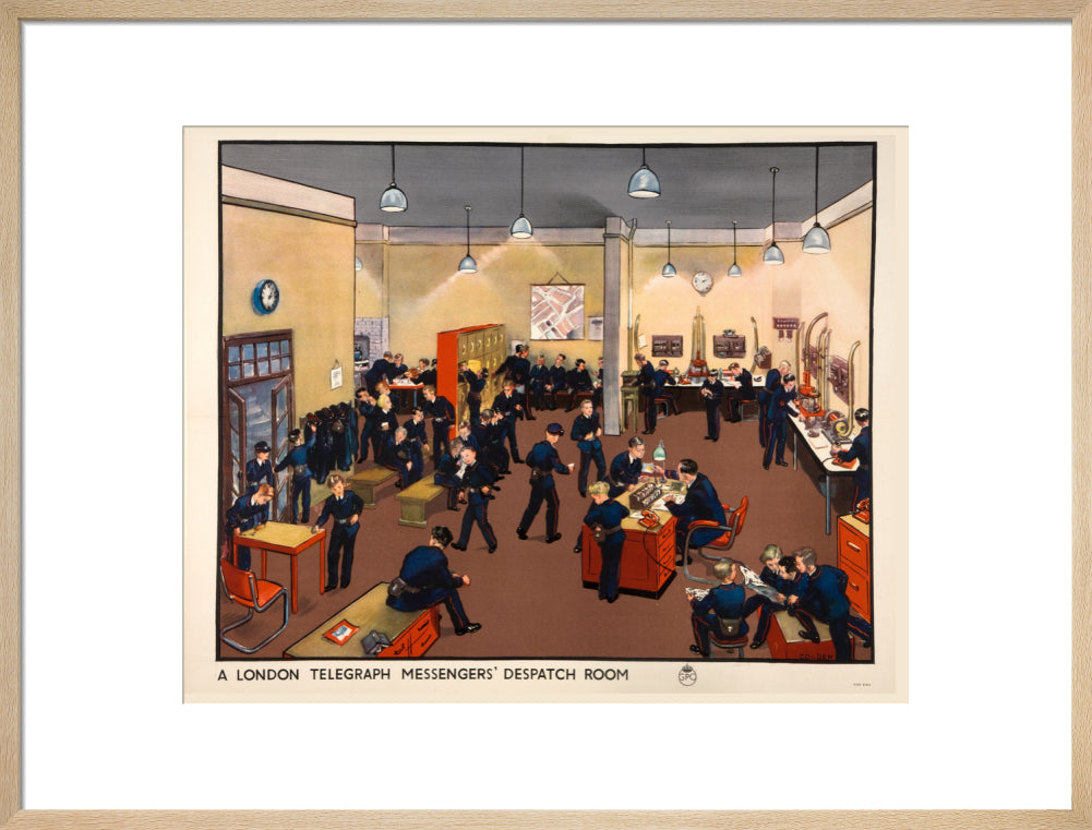 A London Telegraph Messengers&#39; Dispatch Room