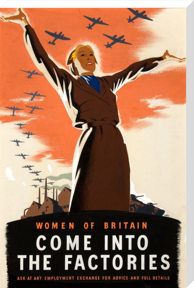Women of Britain Come into the Factories