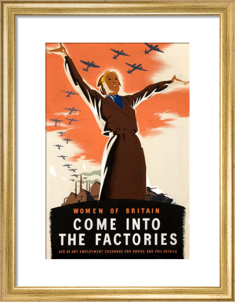 Women of Britain Come into the Factories