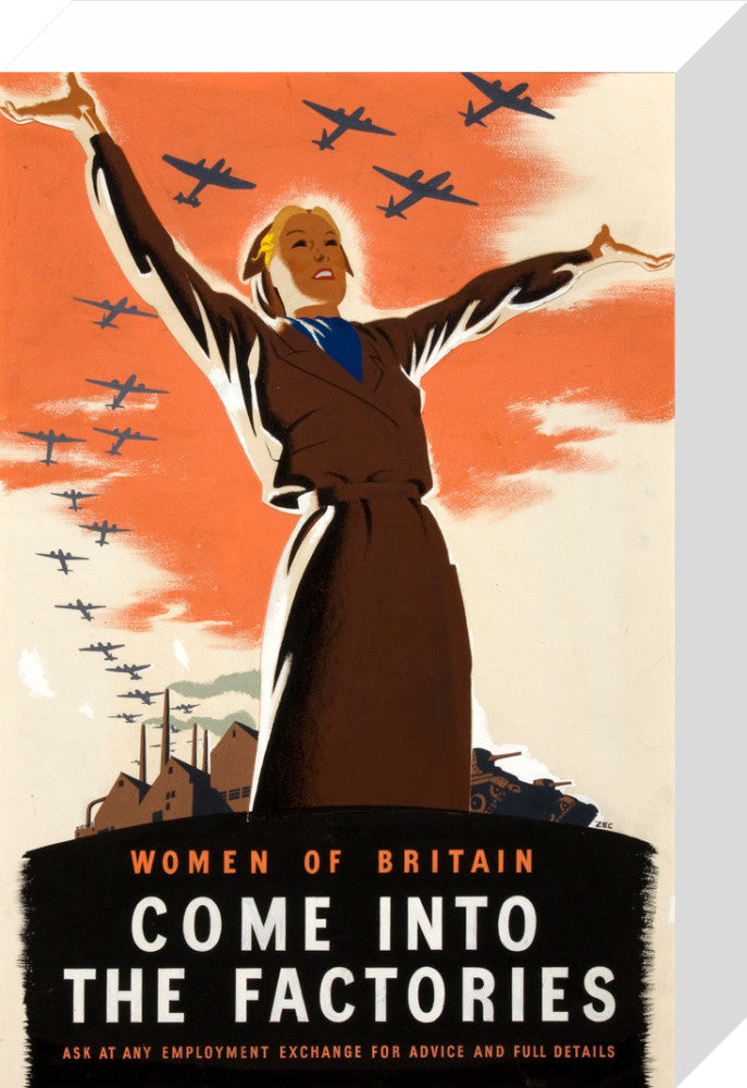 Women of Britain Come into the Factories