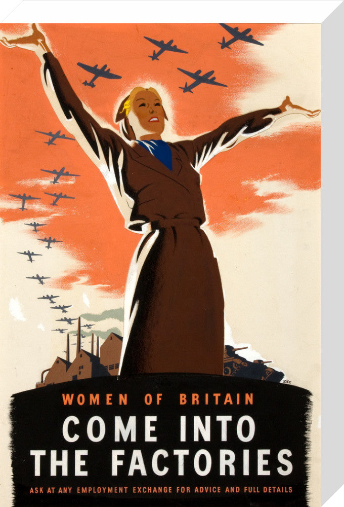 Women of Britain Come into the Factories