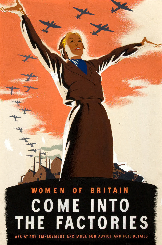 Women of Britain Come into the Factories