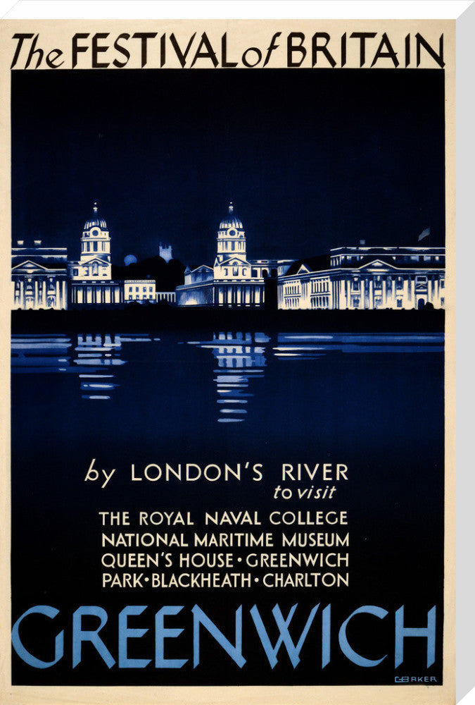 Festival of Britain 1951, Greenwich poster