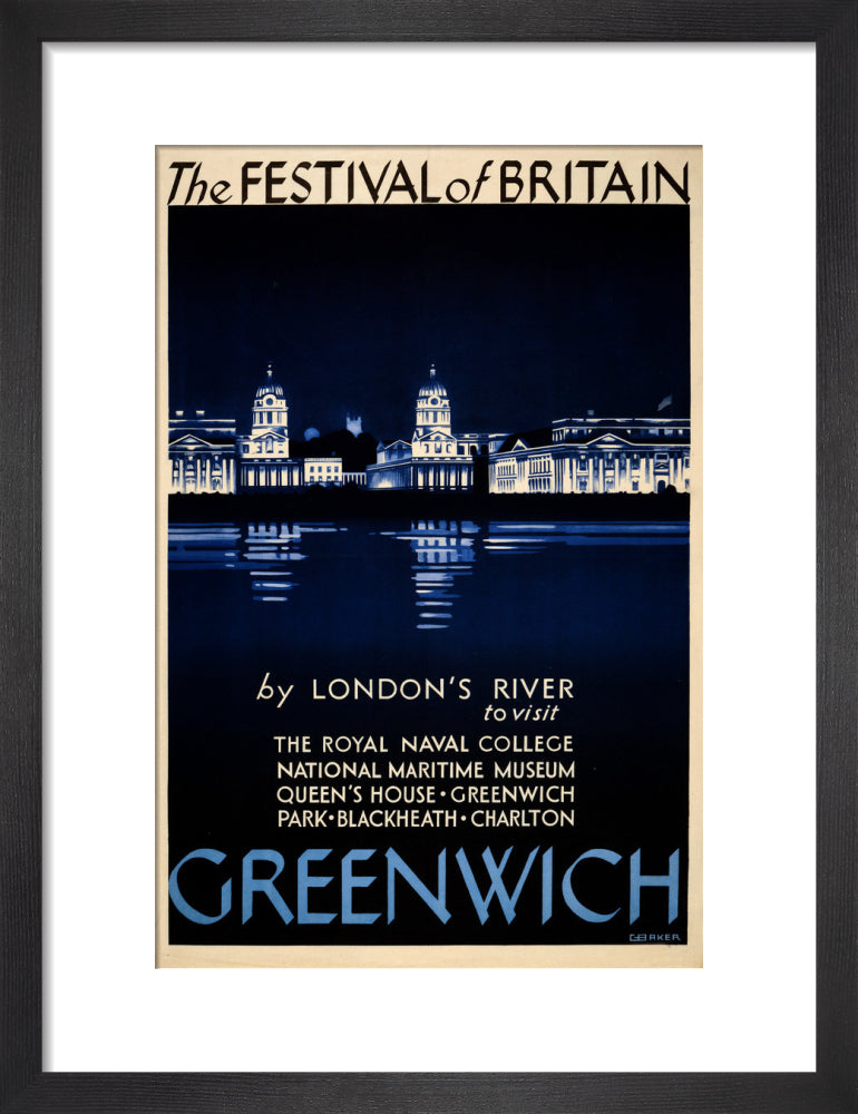 Festival of Britain 1951, Greenwich poster