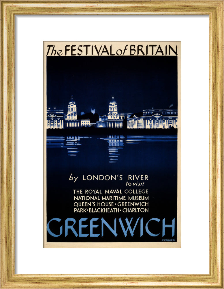 Festival of Britain 1951, Greenwich poster