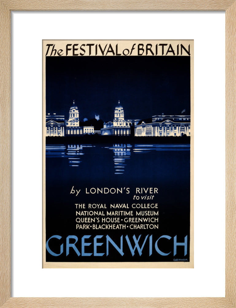 Festival of Britain 1951, Greenwich poster