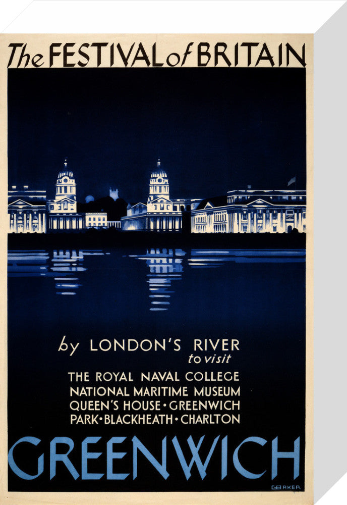 Festival of Britain 1951, Greenwich poster