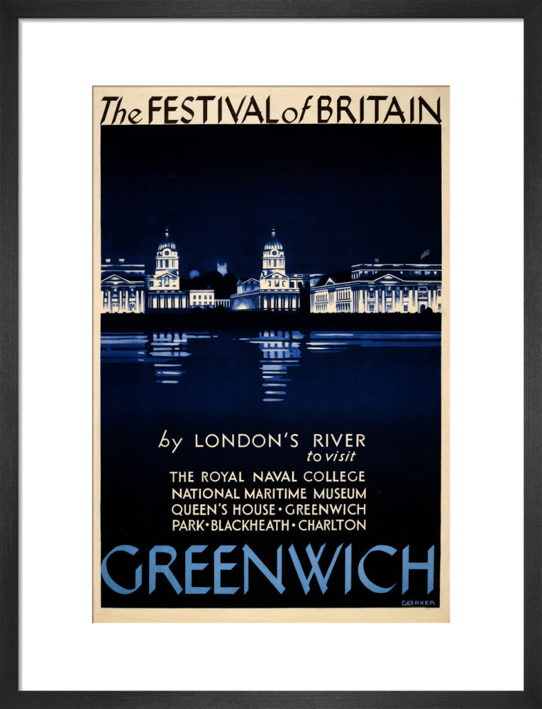 Festival of Britain 1951, Greenwich poster