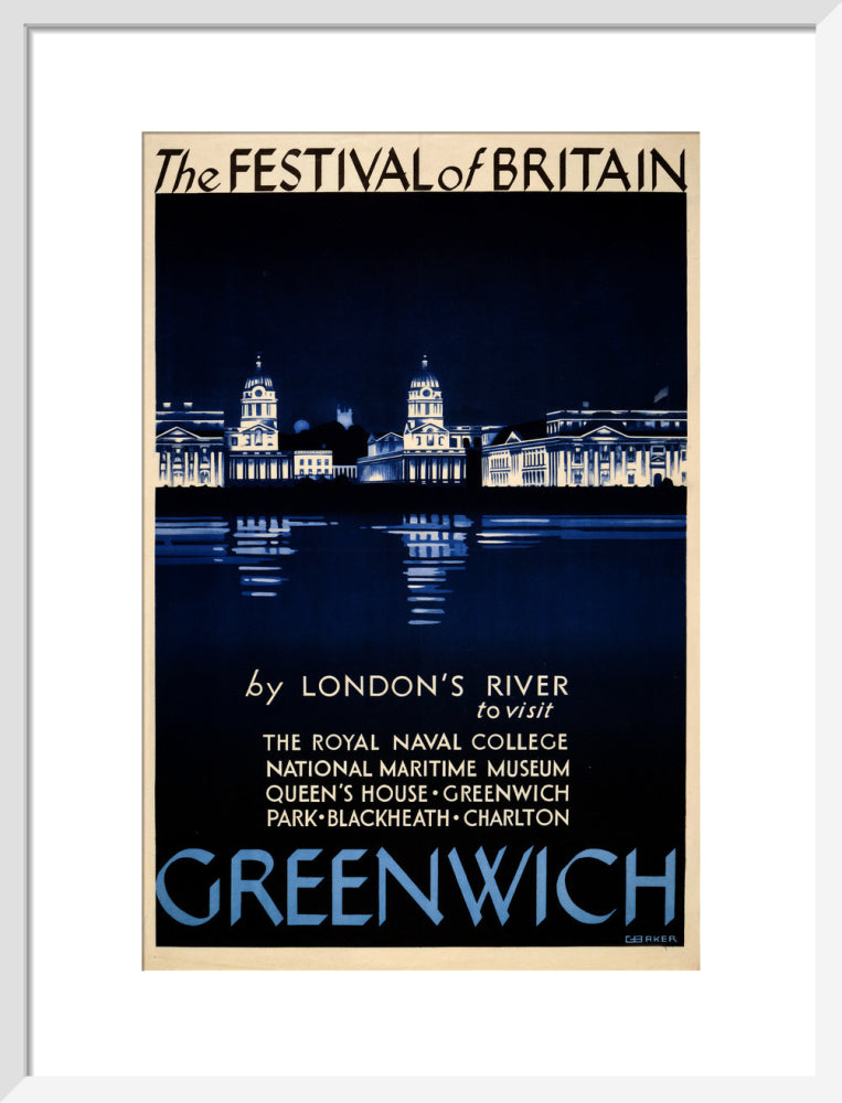 Festival of Britain 1951, Greenwich poster