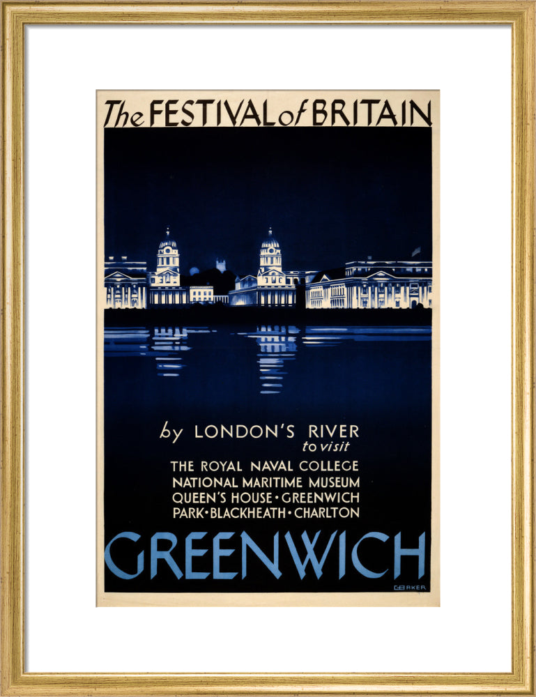Festival of Britain 1951, Greenwich poster