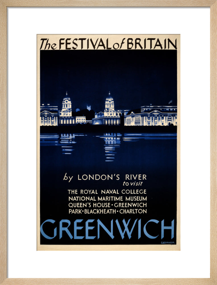 Festival of Britain 1951, Greenwich poster