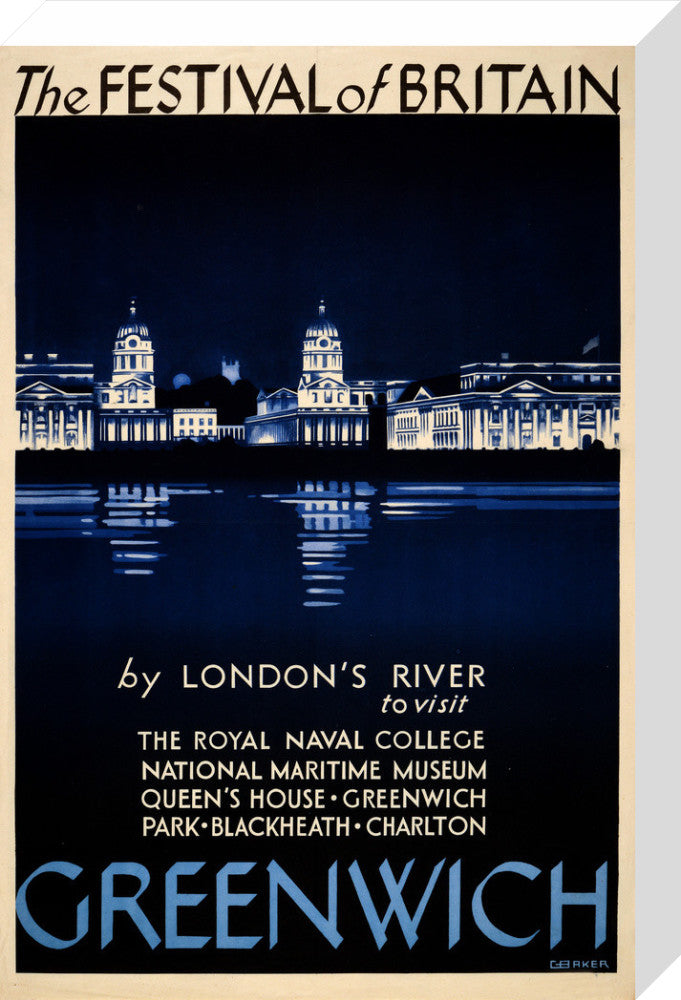 Festival of Britain 1951, Greenwich poster
