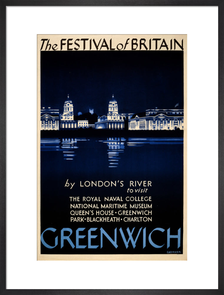 Festival of Britain 1951, Greenwich poster