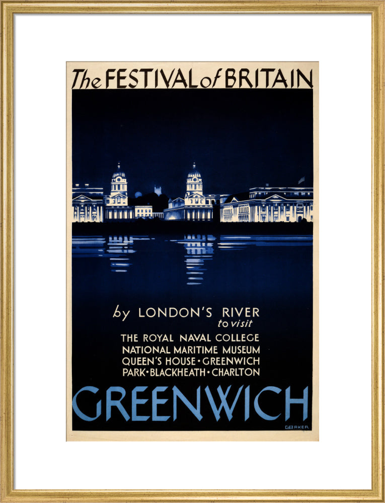 Festival of Britain 1951, Greenwich poster