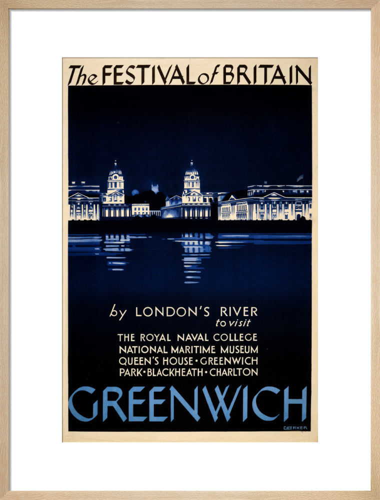 Festival of Britain 1951, Greenwich poster
