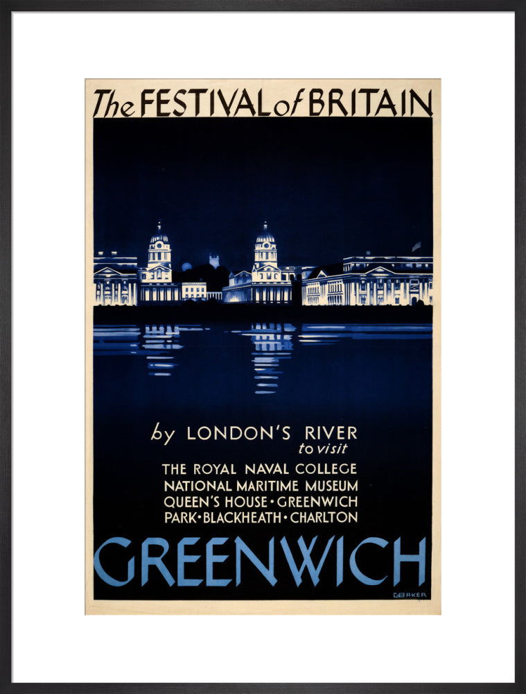 Festival of Britain 1951, Greenwich poster