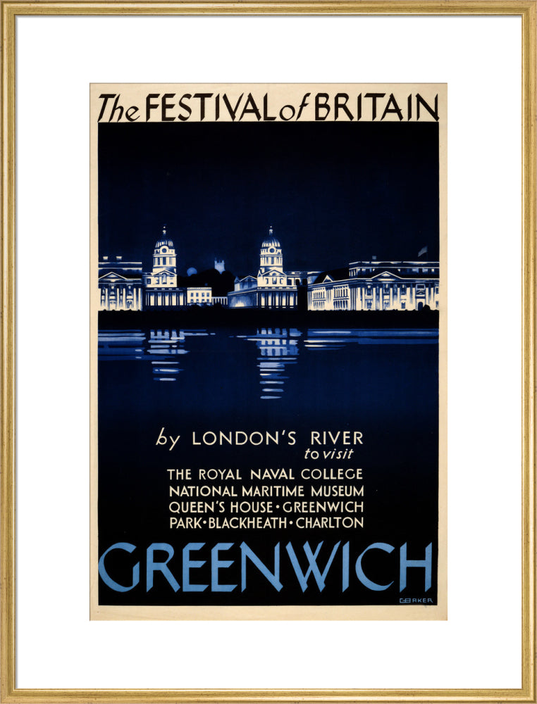 Festival of Britain 1951, Greenwich poster