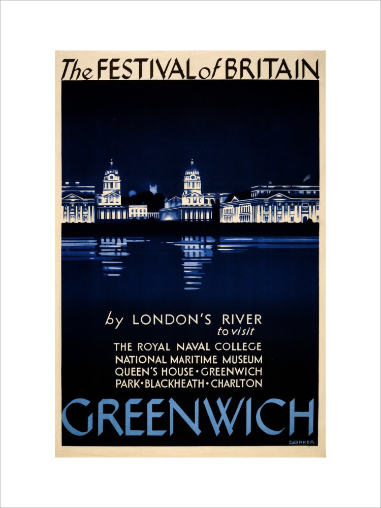 Festival of Britain 1951, Greenwich poster