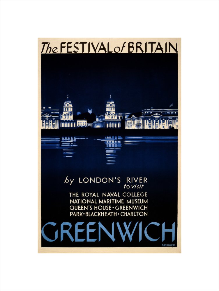 Festival of Britain 1951, Greenwich poster
