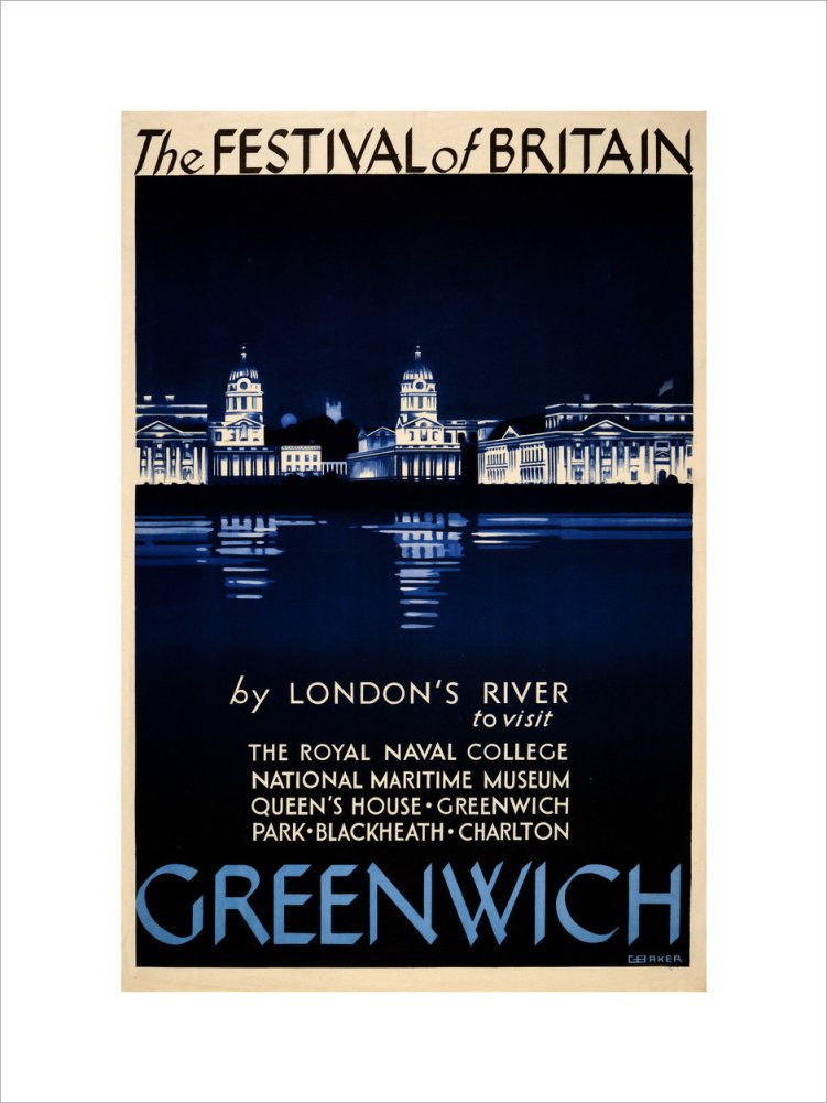 Festival of Britain 1951, Greenwich poster