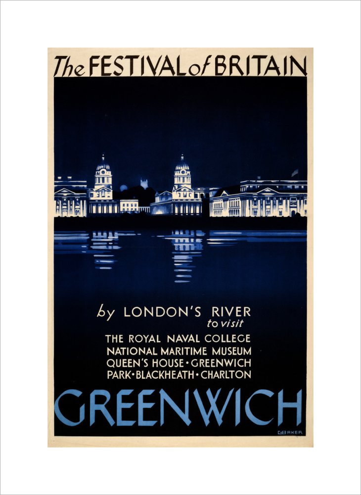 Festival of Britain 1951, Greenwich poster