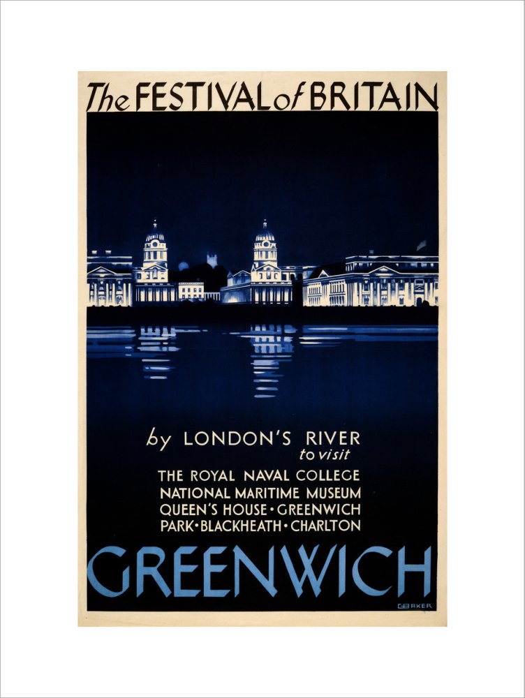Festival of Britain 1951, Greenwich poster