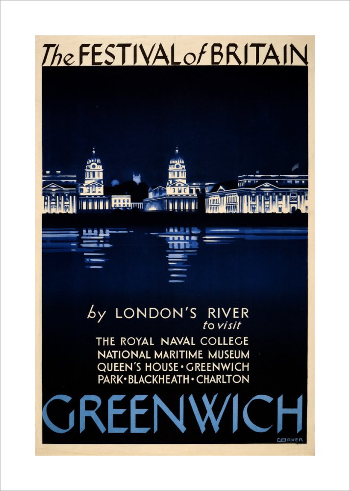 Festival of Britain 1951, Greenwich poster
