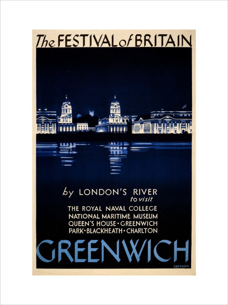 Festival of Britain 1951, Greenwich poster