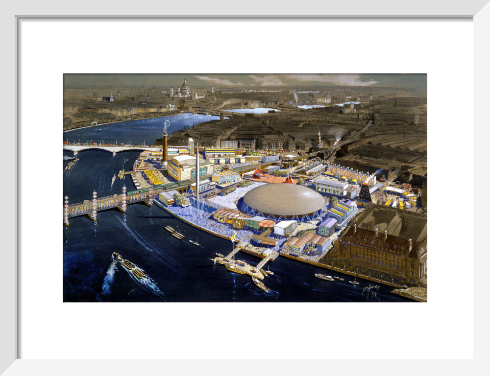 Festival of Britain 1951, Panorama of South Bank Site