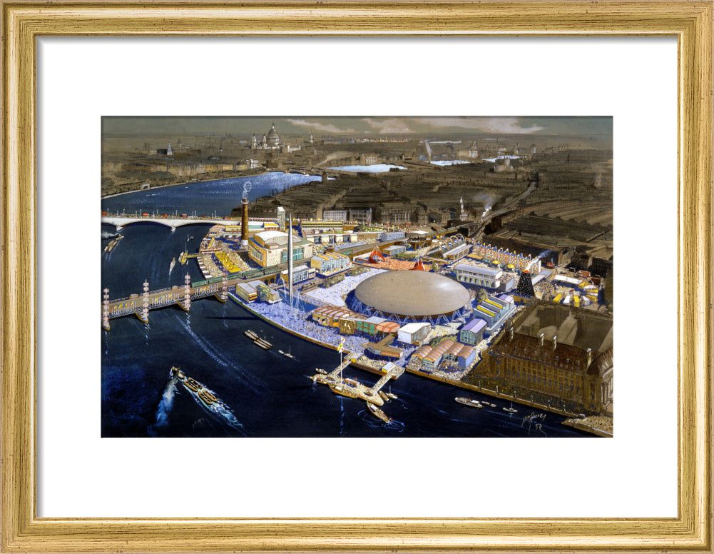 Festival of Britain 1951, Panorama of South Bank Site