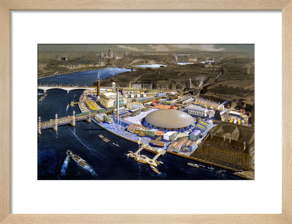 Festival of Britain 1951, Panorama of South Bank Site