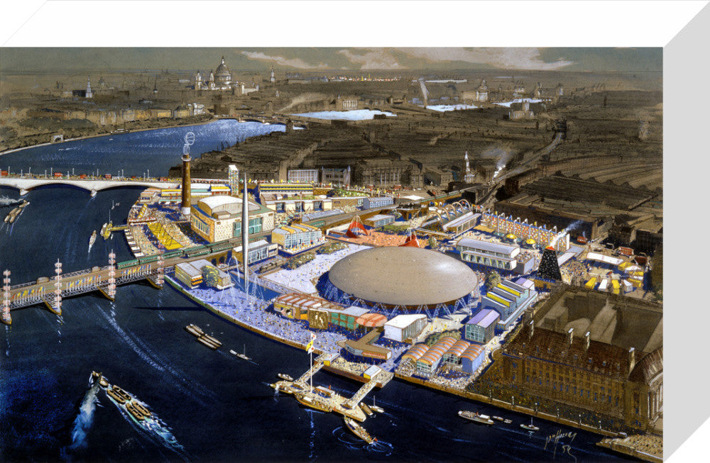Festival of Britain 1951, Panorama of South Bank Site