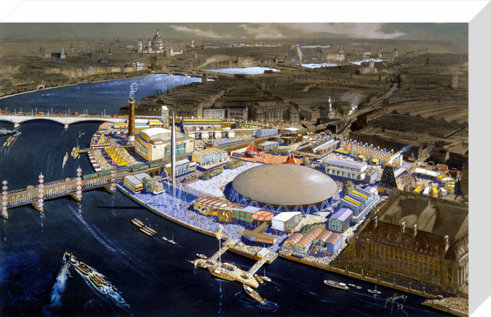 Festival of Britain 1951, Panorama of South Bank Site