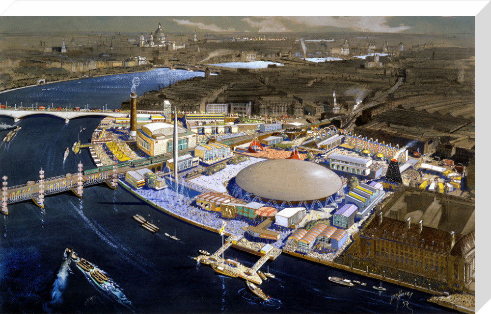 Festival of Britain 1951, Panorama of South Bank Site