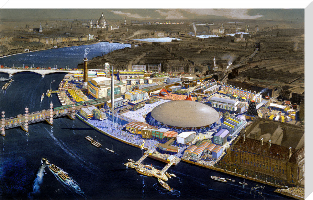 Festival of Britain 1951, Panorama of South Bank Site