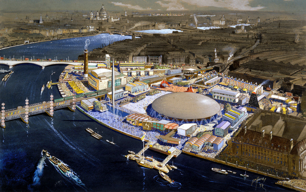 Festival of Britain 1951, Panorama of South Bank Site