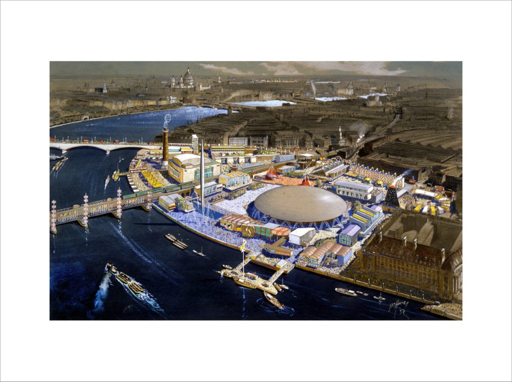 Festival of Britain 1951, Panorama of South Bank Site