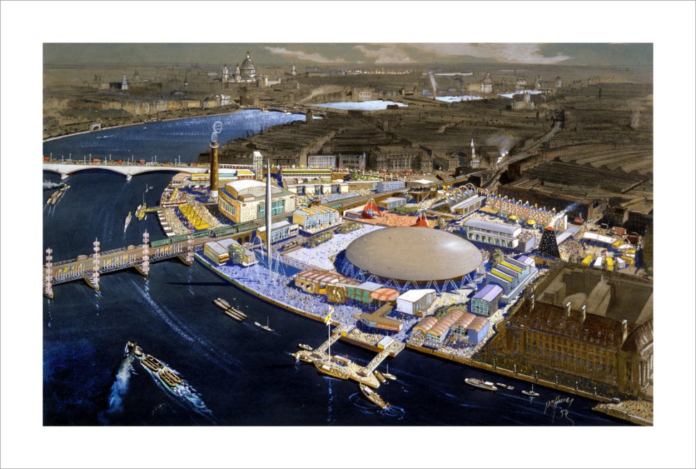 Festival of Britain 1951, Panorama of South Bank Site