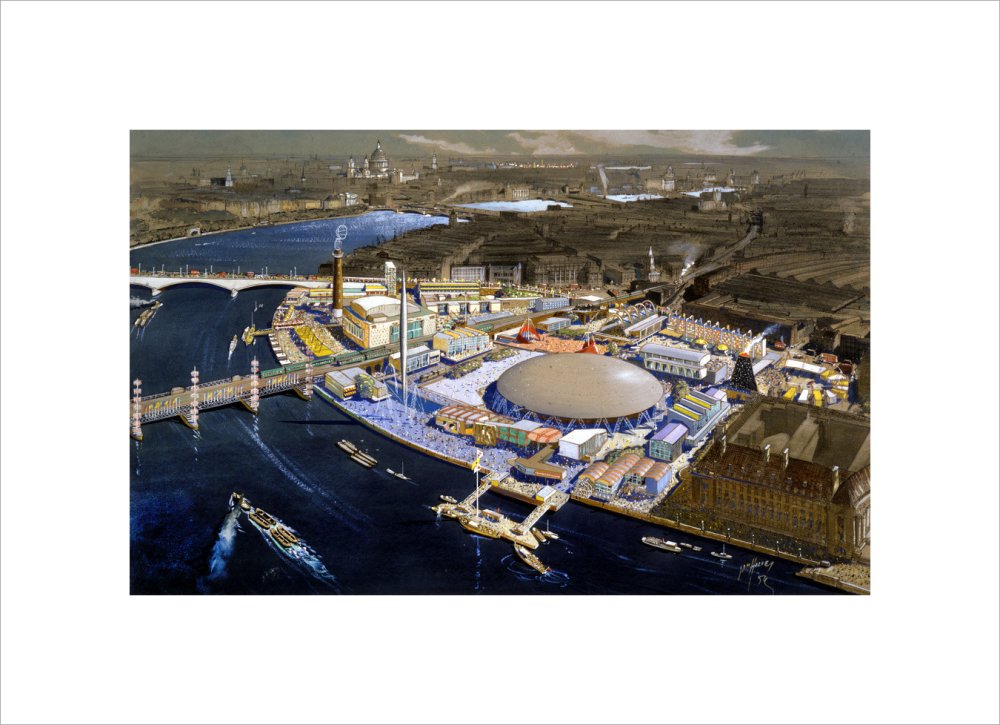Festival of Britain 1951, Panorama of South Bank Site
