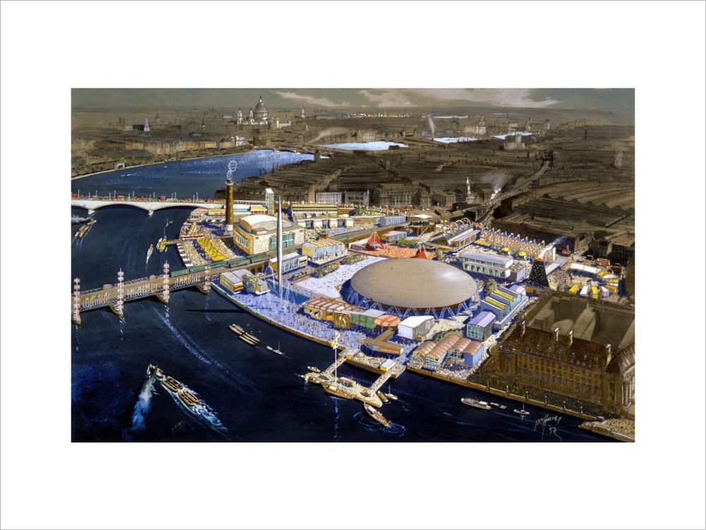 Festival of Britain 1951, Panorama of South Bank Site
