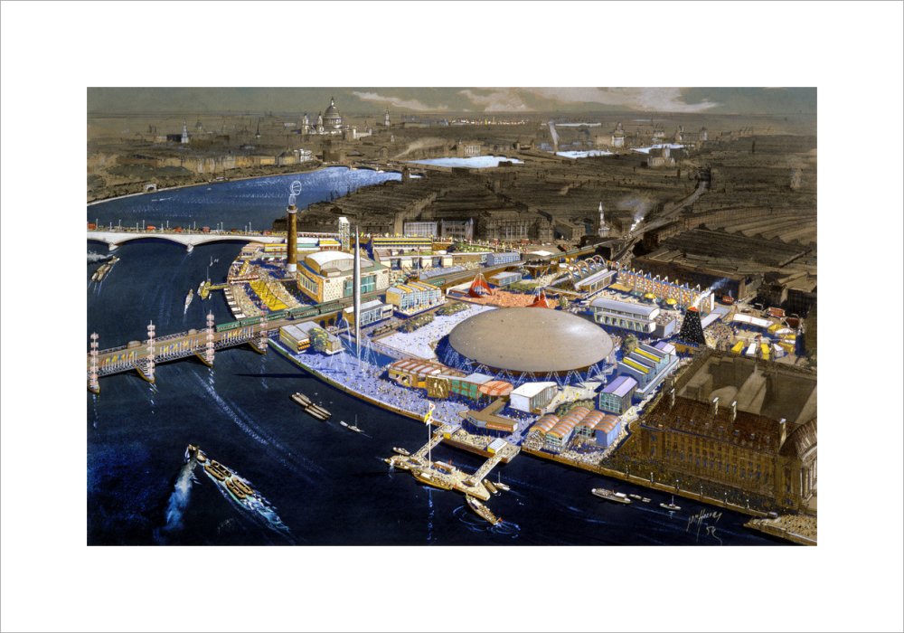 Festival of Britain 1951, Panorama of South Bank Site