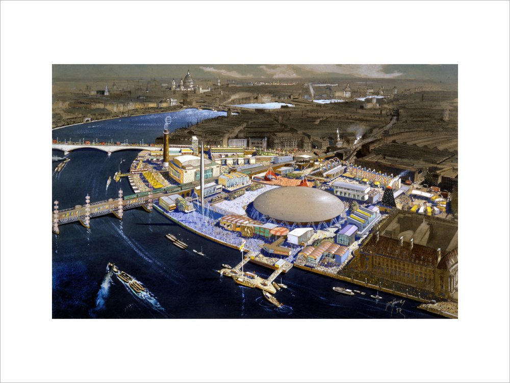 Festival of Britain 1951, Panorama of South Bank Site